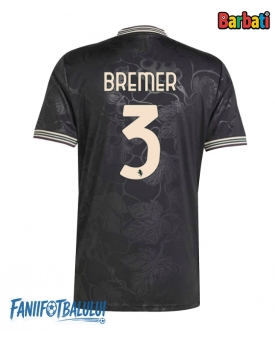 Juventus Gleison Bremer #3 Tricou Fotbal Replică 2025-26 Barbati Treilea